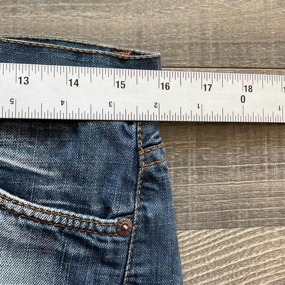 VTG Levi’s 575 Jeans Women’s Actual 32x32 Blue Button Fly Low Rise - Picture 6 of 15